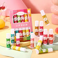 12-Piece Fruity Lip Balm Gift Set – 24Hr Moisturizing Lip Care Lip Balm Gift Set Oasis Select 12pcs