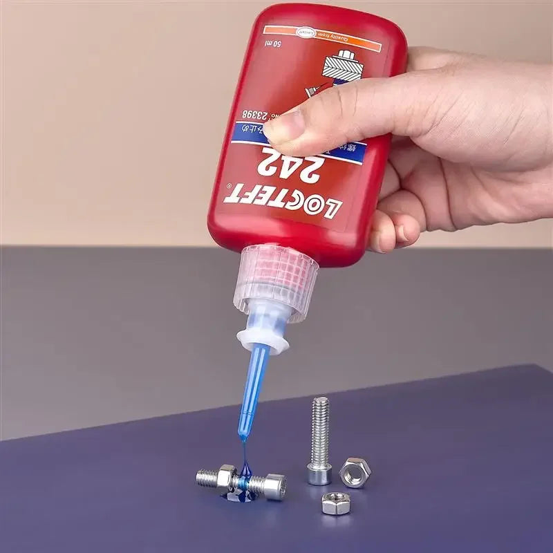 1pc 50ml Threadlocker Screw Glue Quickly Cured Thread Locking Agent Anaerobic Adhesive Corrosion-Resistant Anti-Loosening Glue Oasis Select
