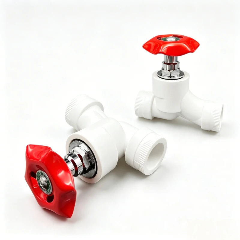 PPR Lifting S-type Globe Valve High Flow Hot Melt Iron Handwheel Straight Through Gate Valve Water Pipe Fittings Oasis Select