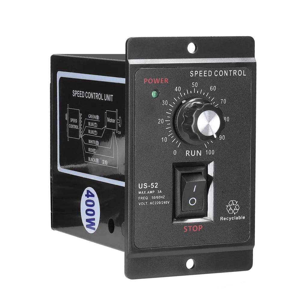 DIV 400W AC220V Multifunctional Motor Speed Controller Speed Regulator with Display Target Value Settable for Motor Control Oasis Select