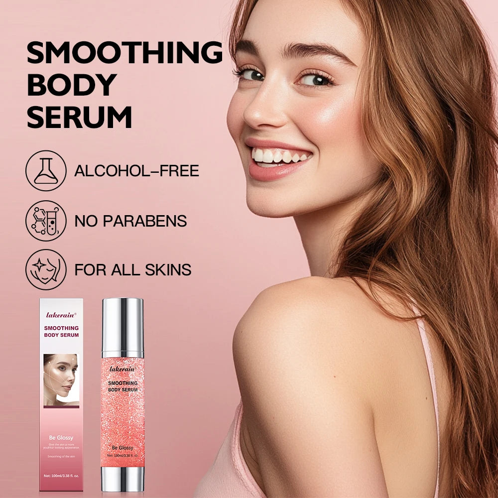 Smoothing Body Serum Face Serum Moisturizing brightning Vitamin E Hyaluronic Acid Facial Serum Shrink Pores BGlossy Body Serum Oasis Select