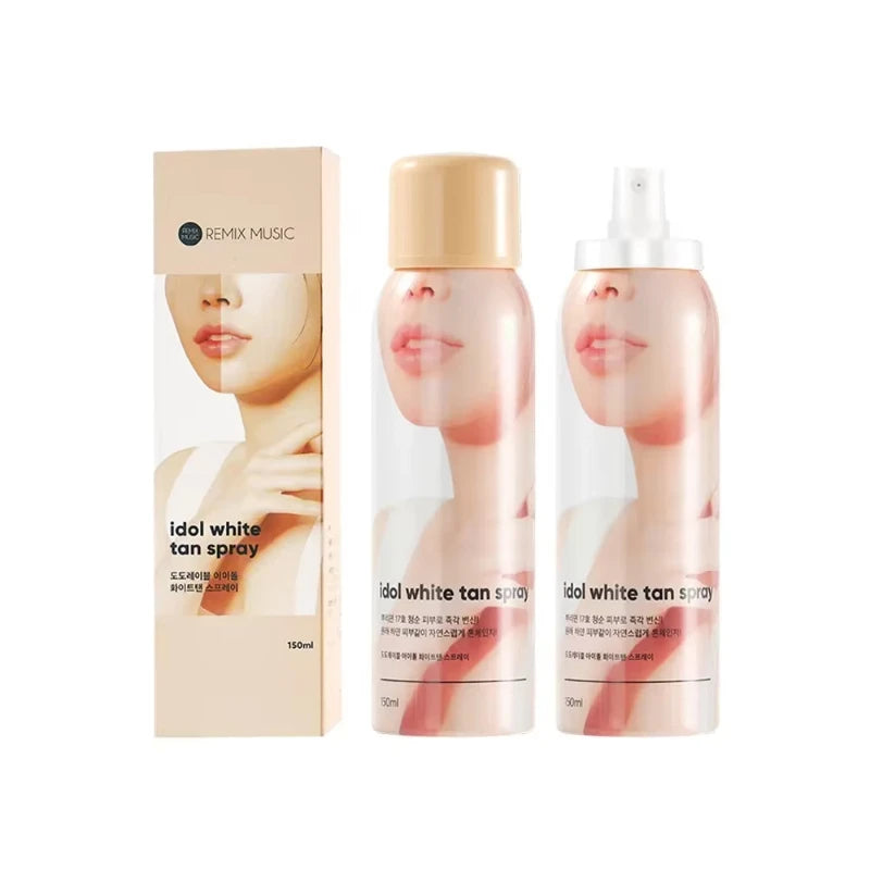 150ml Korean Idol Spray Body Foundation Concealer Brighten Whitening Moisturizing Bb Cream Base Face Foundation Liquid Oasis Select 2 pcs