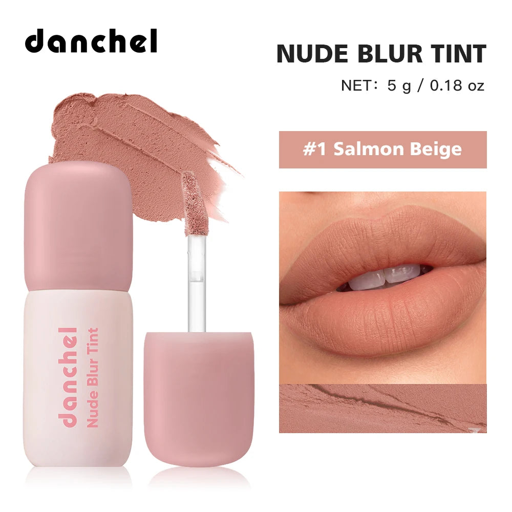 Soft Matte Lip Tint Long Lasting Lightweight Non-sticky Smooth Velvet Lip Gloss 2 In 1 Natural Lip & Cheek Blush Cream Daily Bea Oasis Select Color 1