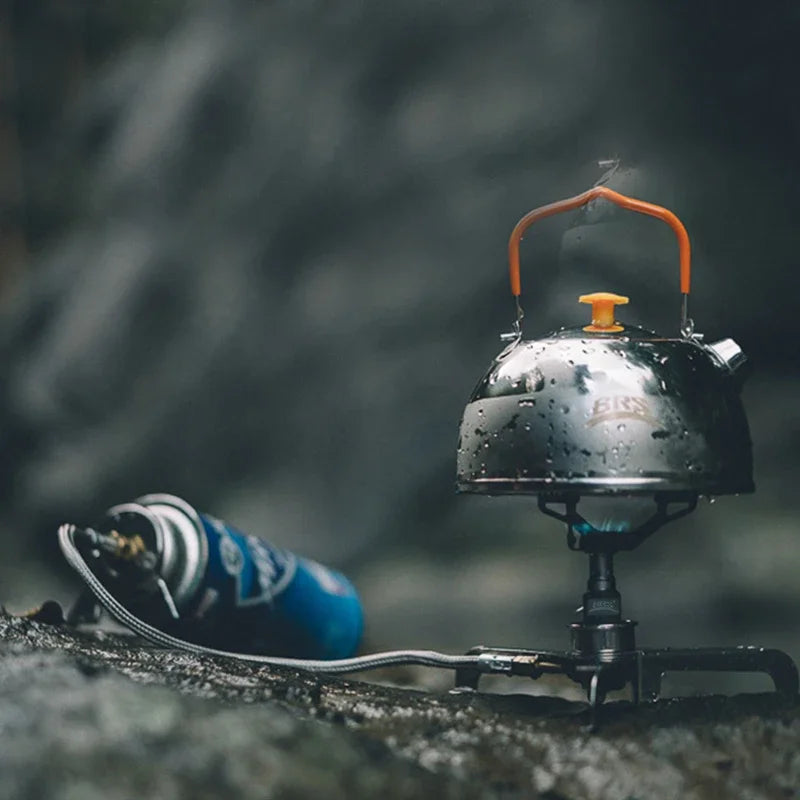 BRS Outdoor Gas Stove Mini Camping Gas Burner 25g Ultralight Titanium Picnic Hiking Cooking Stove Survival Furnace BRS-3000T Oasis Select