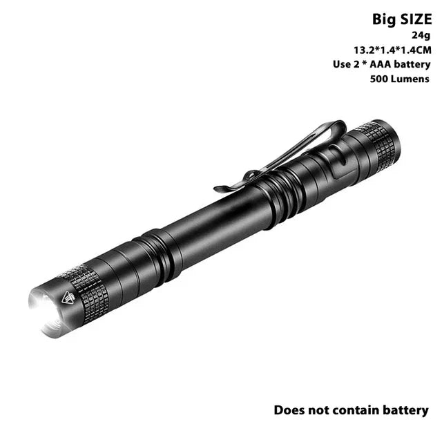 ESMARTER Mini LED Pen Flashlight | Waterproof AAA Torch