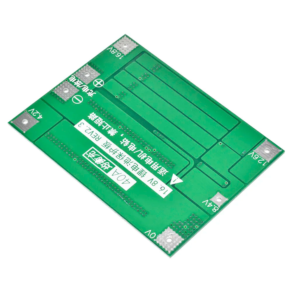4S 40A 18650 Li-ion Lithium Battery Charger PCB BMS Protection Board with Balance For Drill Motor 14 Oasis Select