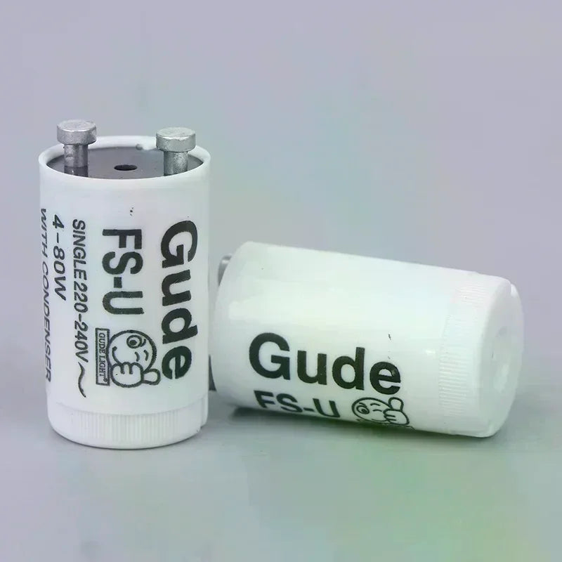 5pcs/set With Condensor Single 220V-240V 4-80W Fluorescent Lamp Starter FS-U 25X TL Starter Tube Fuse Starters CE Rohs Oasis Select