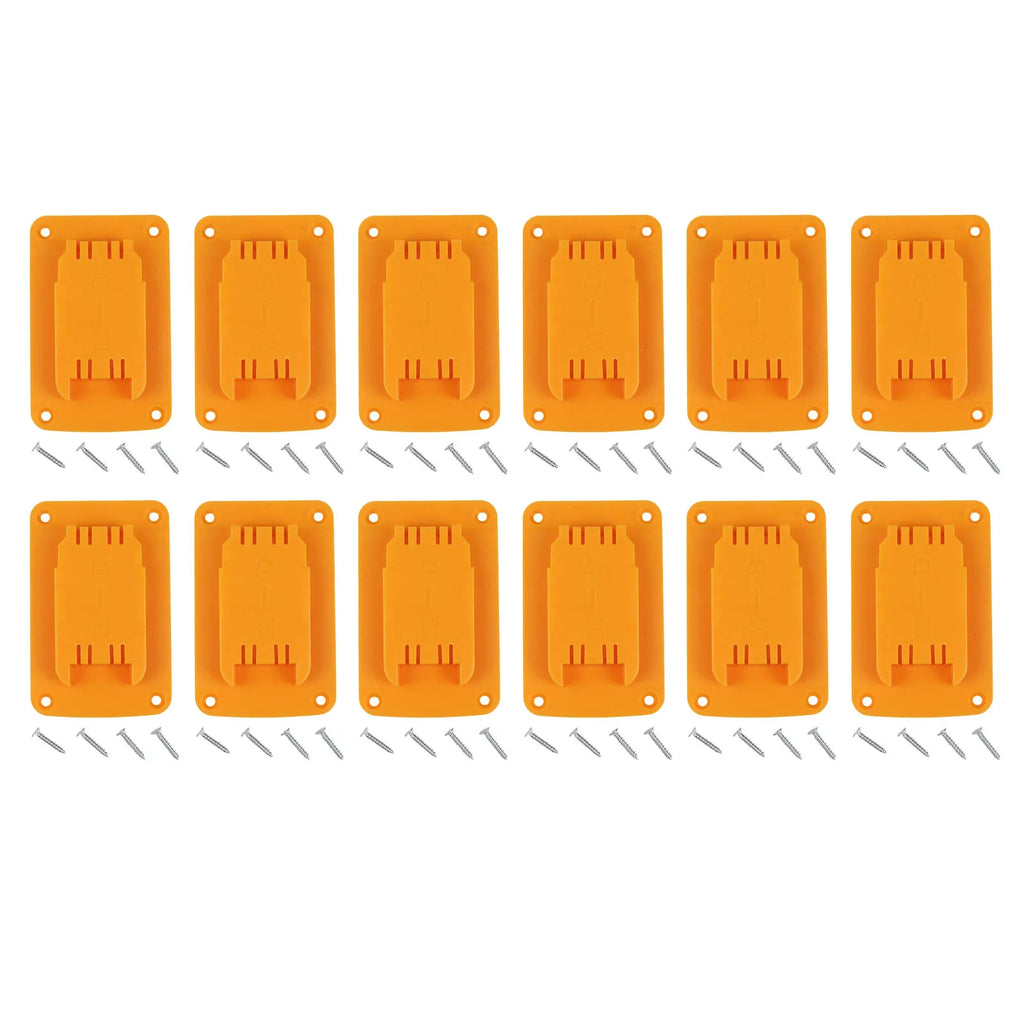 3/8/12pcs Tool Holder Dock Wall Mount Storage Rack ForDewalt 12V 20V Wall Mount Drill Holder With Screws Oasis Select 12PCS