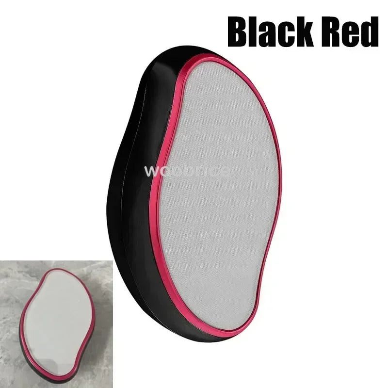 Eraser Depilator Leg Hair Crystal Epilator Hair Physical Hair Removal Eraser Glass Remover Painless Epilator Cleaning Reusable Oasis Select black red