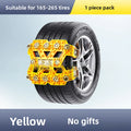 Car tire snow chains for sedans, SUVs, and off-road vehicles—TPU material that protects tires from damage, ice-breaking, and off Oasis Select 1PCS