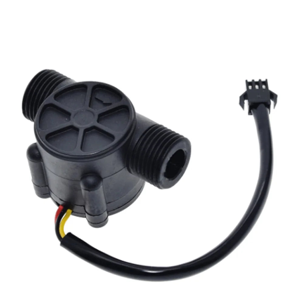 5-18V Water Flow Sensor Flowmeter Hall Flow Sensor Switch G1/2 Threads 1-30L/min For Water Heaters Coffee Machines Oasis Select