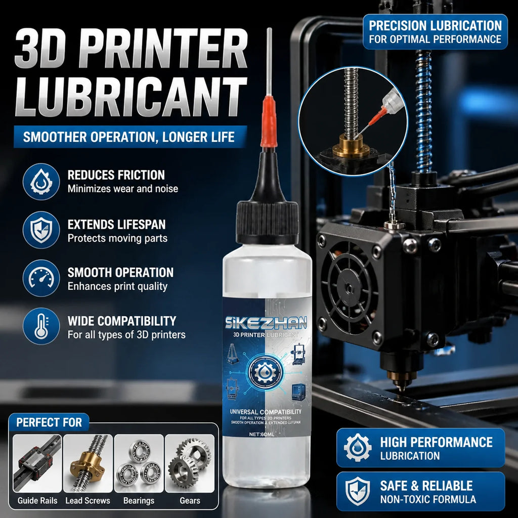 High Performance FDM 3D Printer Lubricant Grease Bearing Rail Maintenance Oil for Creality Ender 3 Bambu Lab Screw Parts Oasis Select