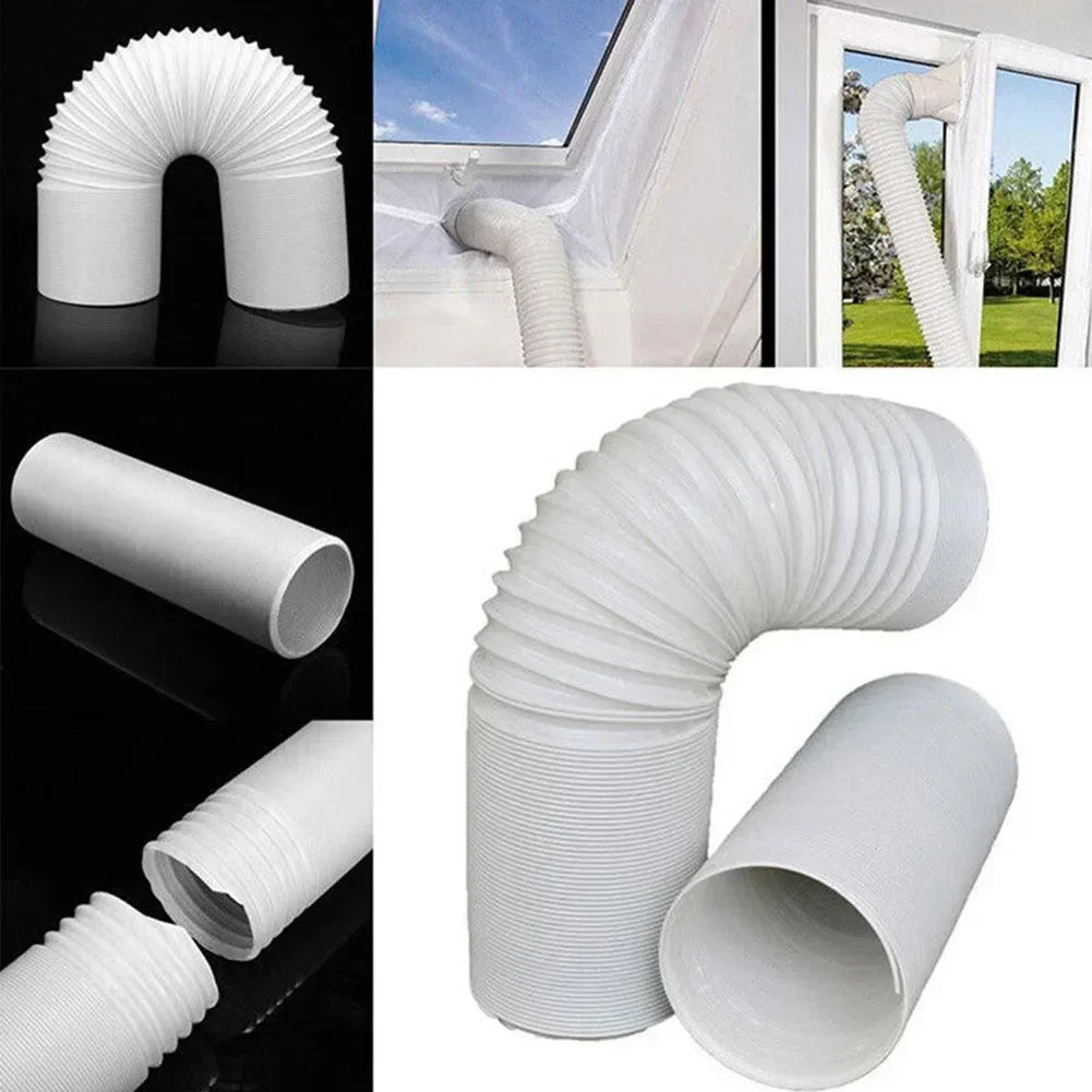Portable Air Conditioner Exhaust Hose 130mm 150mm Diameter Flexible Expansion And Contraction Durablity PVC Construction Oasis Select