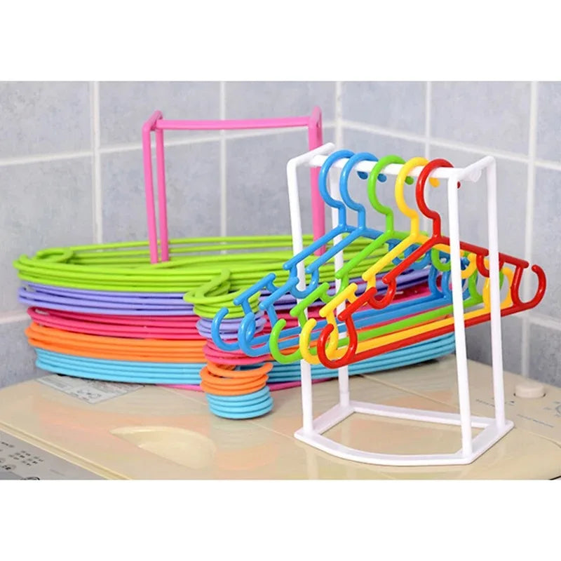 Hanger Organizer Stacker Rack for Closet & Laundry Room Hanger Storage Rack Oasis Select