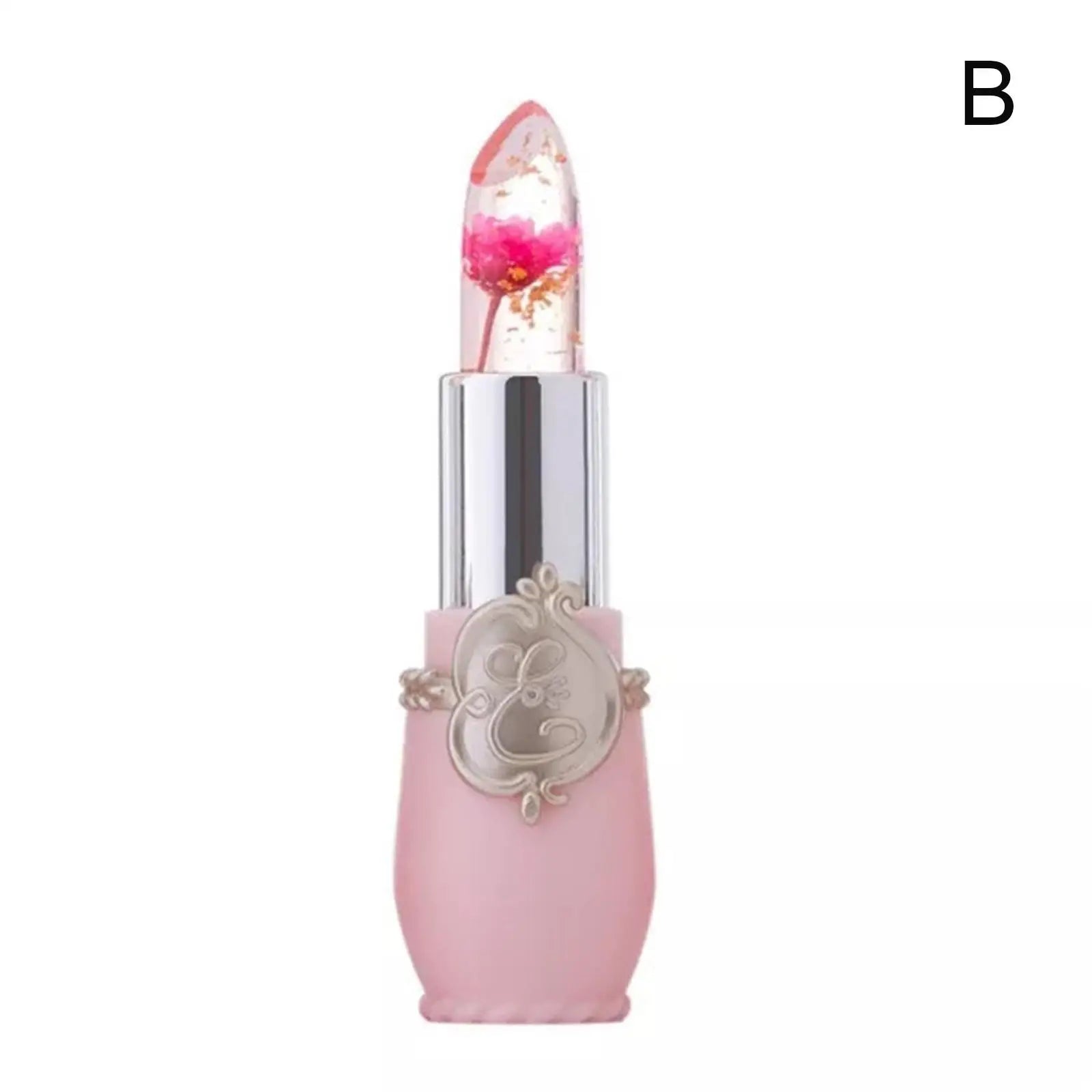 Peach Color Lip Balm Crystal Temperature Change Lipstick Girl Moisturizing LongLasting Lip Gloss Makeup Lip Care Repair Cosmetic Oasis Select B