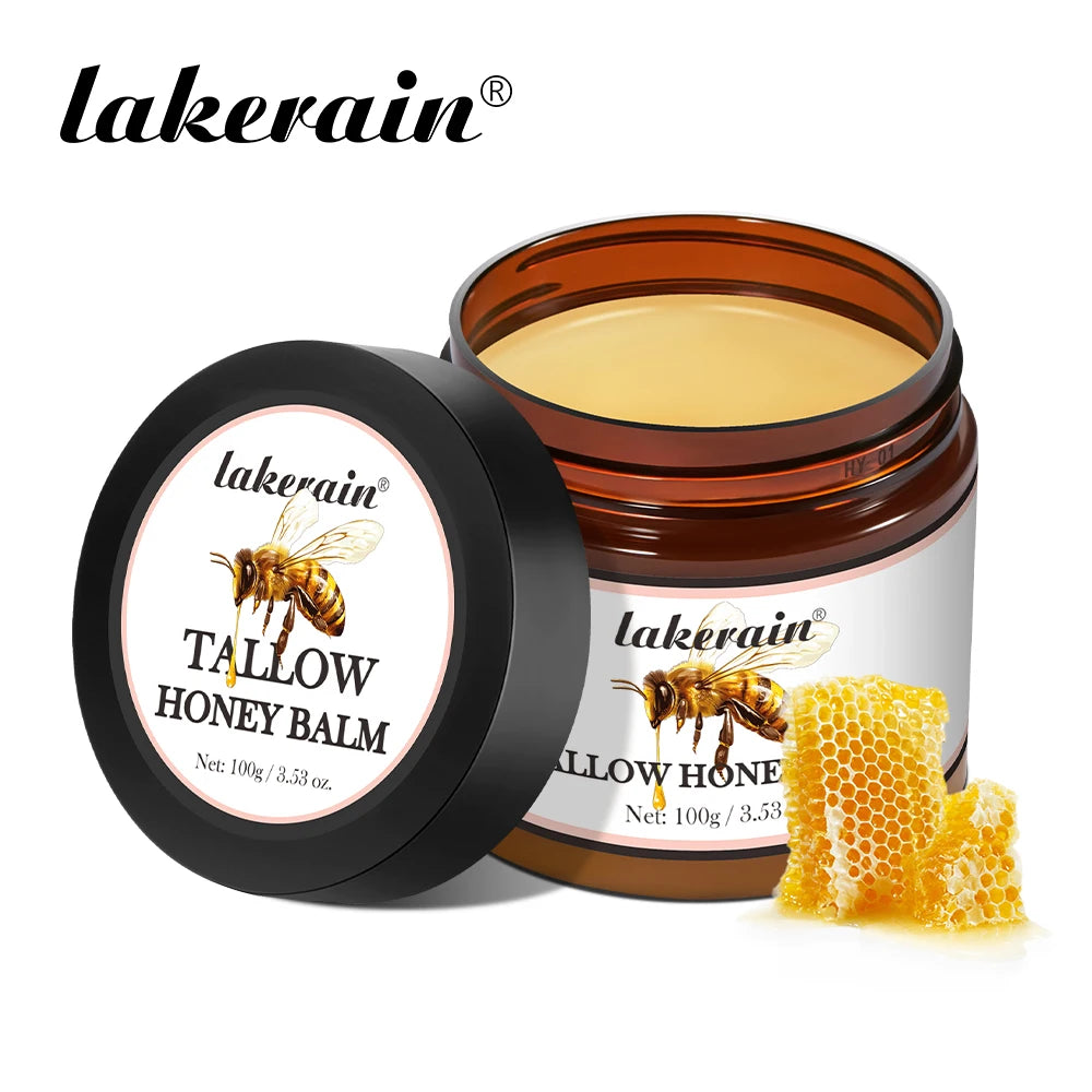 Tallow Honey Balm Long-lasting Moisturizing Skincare Beef Tallow Face Cream Nourishing Body Lotion Face Cream Care Cosmetics Oasis Select 3 Unscented