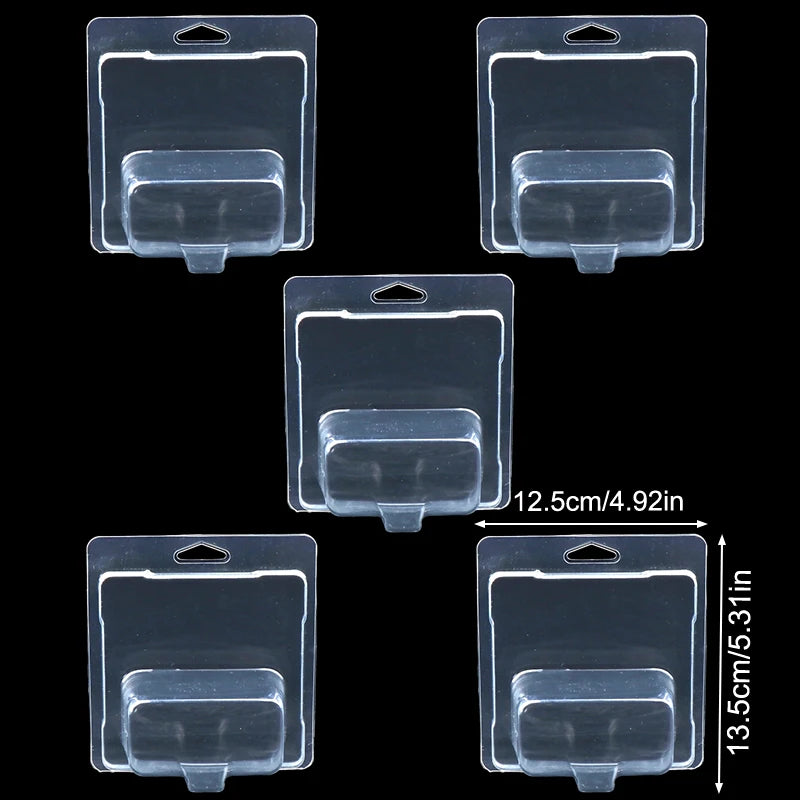 5Pcs Transparent Display Case Pinwheel Car Protective Case Boulevard Fleet Model Cardboard Collection Oasis Select European short card