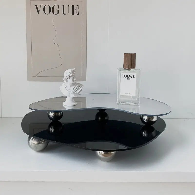 Minimalist Acrylic Tray – Perfume, Jewelry & Cosmetic Organizer