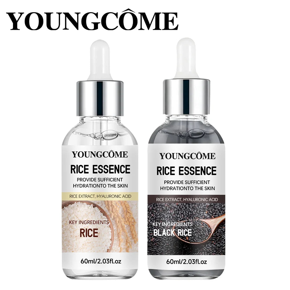 White & Black Rice Essence Serum Duo with Hyaluronic Acid