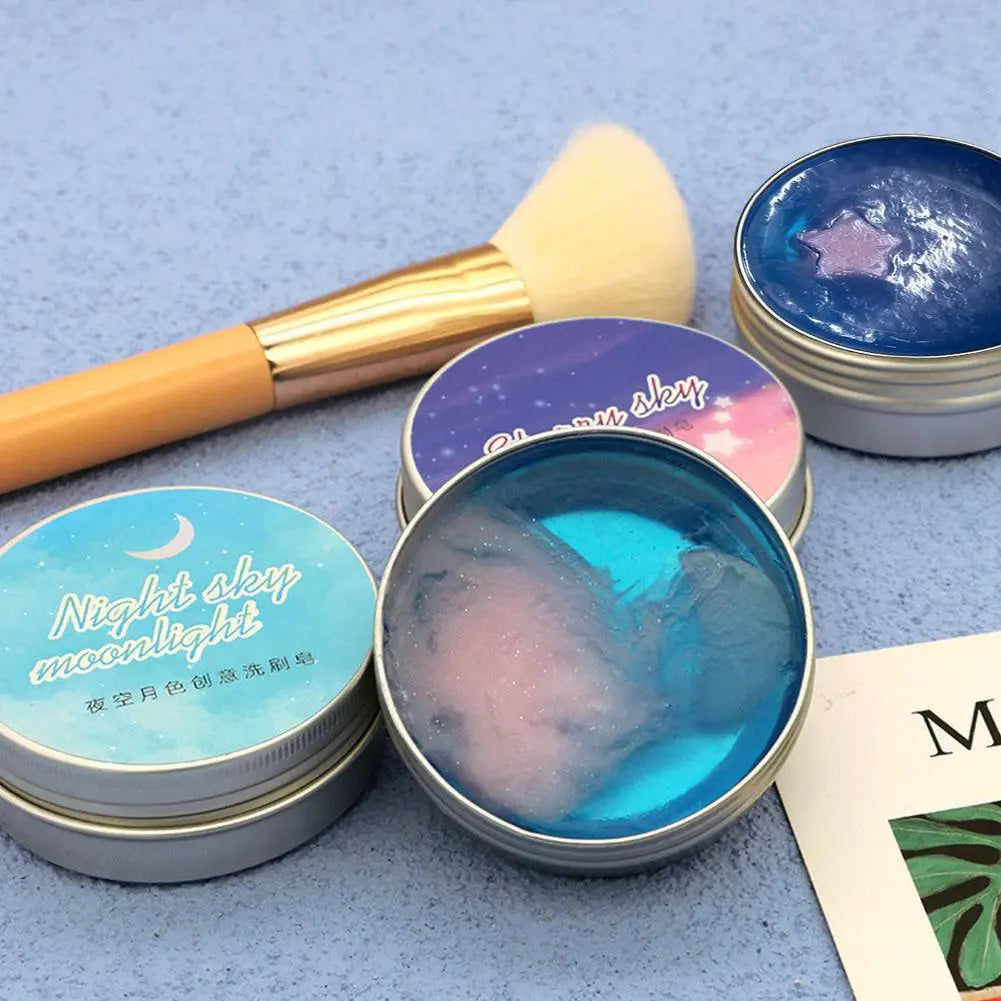 Brush cleaning soap beauty egg powder puff cleaning soap makeup brush washing soap makeup remover soap cleaning tool Oasis Select