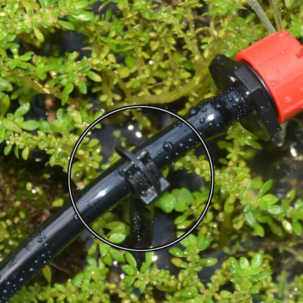 500Pcs Tubing Hose Holder Multi-Function Fixing Pole Garden Ground Rod Drip Irrigation Stem Holder for Vegetable Herbs Garden Oasis Select