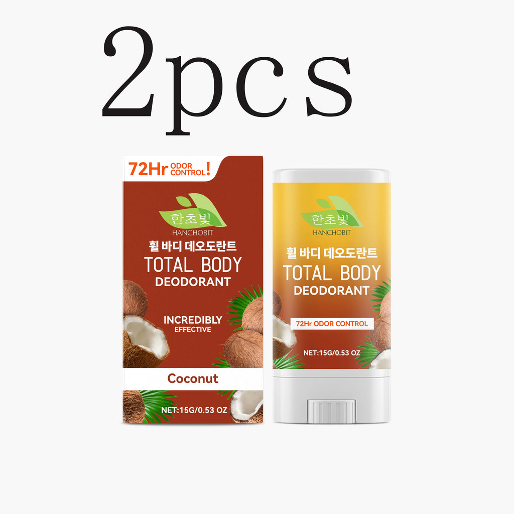 Body Care Stick: Coconut-Infused Long-Lasting Deep Odor-Neutralizing Stick with a Gentle, Non-Greasy & Refreshing Formula Oasis Select 15gx2pcs