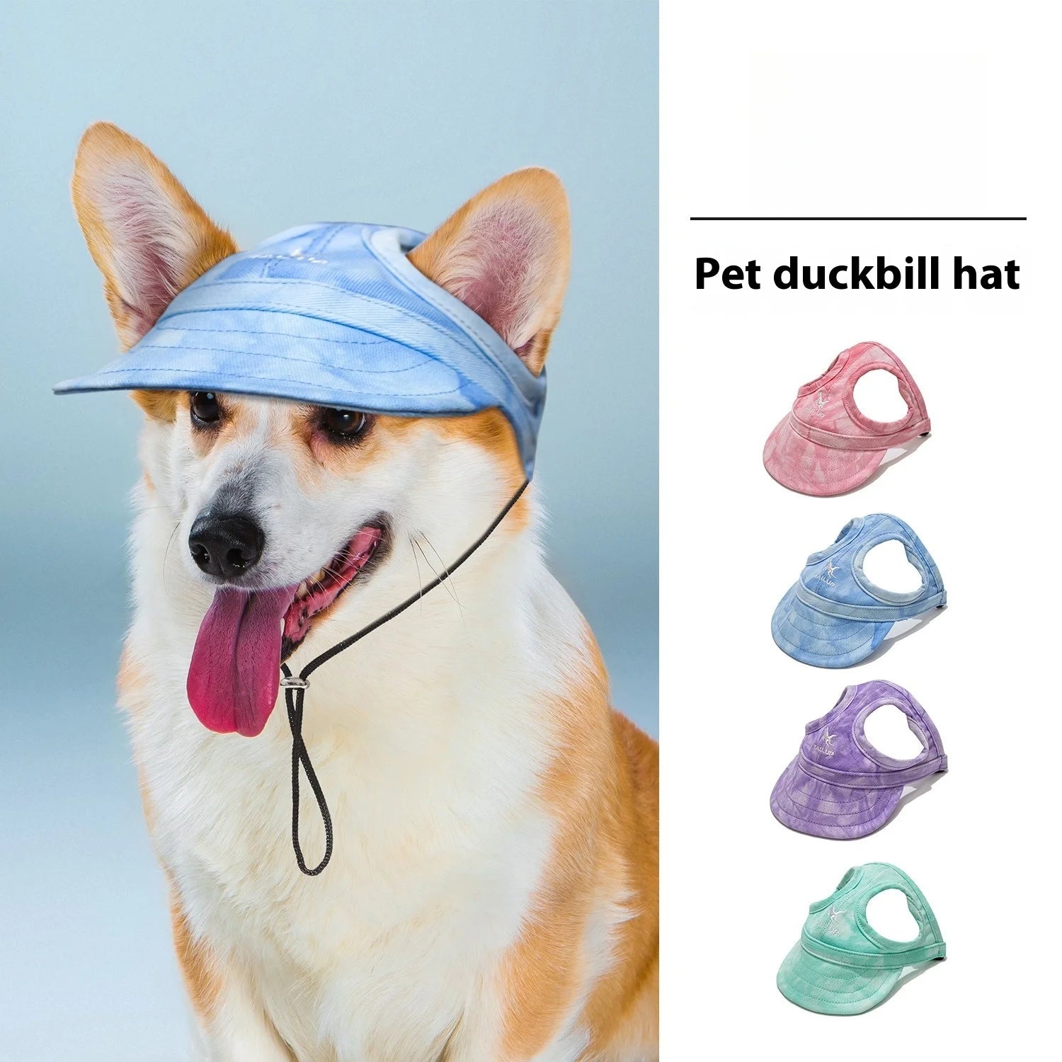 Sunshades for Large, Medium and Small Dogs and Cats with Exposed Ears, Little Dogs with Duck Tongues, Baseball Caps and Headwear Oasis Select