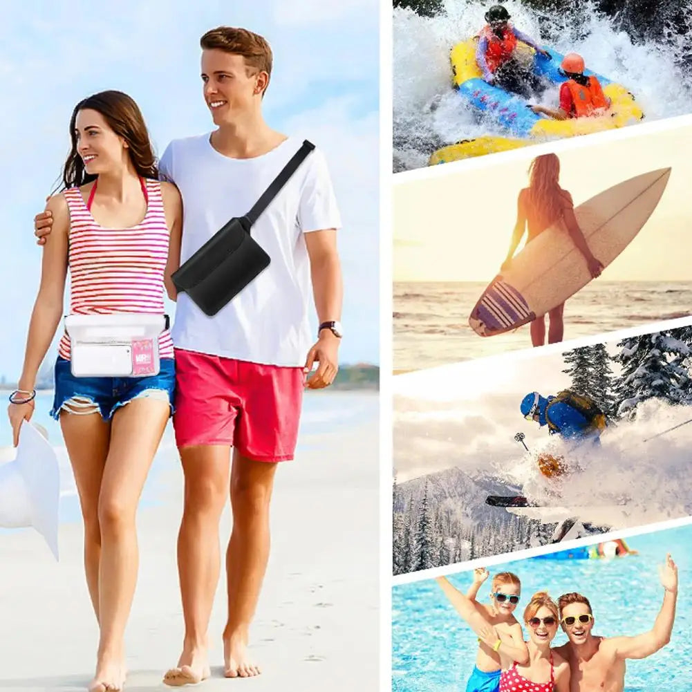 Waterproof Swimming Bag Sealing Drift Diving Waist Pack Skiing Underwater Phone Case Cover Dry Shoulder Bag For Beach Boat Sport Oasis Select