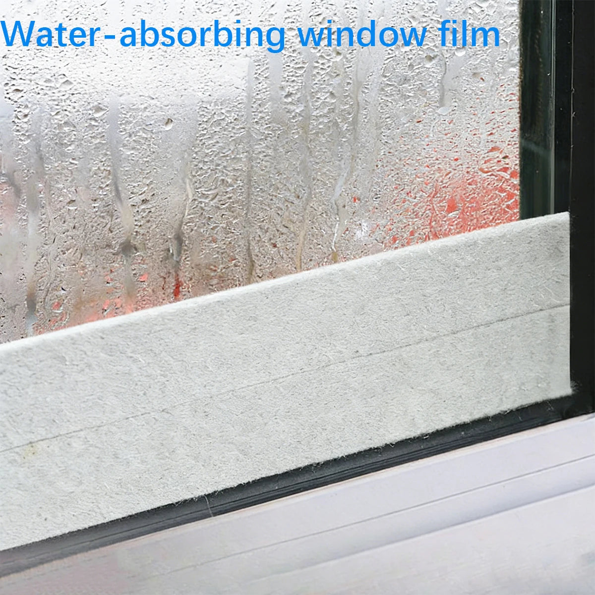 Self Adhesive Window Water Absorbing Strip Keep Dry Thickened Felt for Condensation Prevention Winter Windowsill Wall Protection Oasis Select