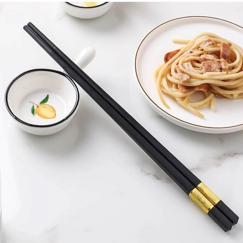 10 Pairs Japanese Chopsticks High Temperature for Sushi Sticks Reusable Alloy Korean Chopsticks Set Healthy Kitchen Tableware Oasis Select