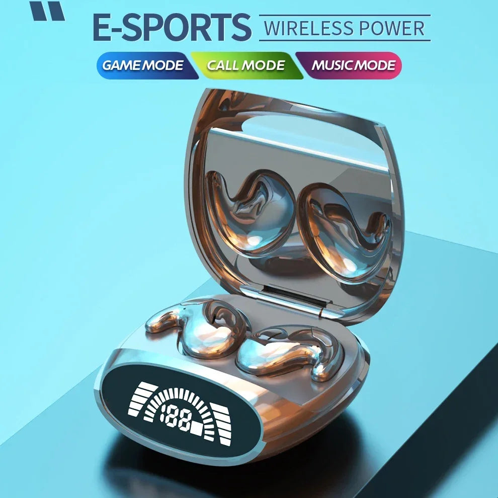 HiFi Stereo Sports Wireless Headsets Mini Bluetooth 5.3 Earphones ENC Noise Cancelling Earbuds Invisible Sleep Headphones Oasis Select