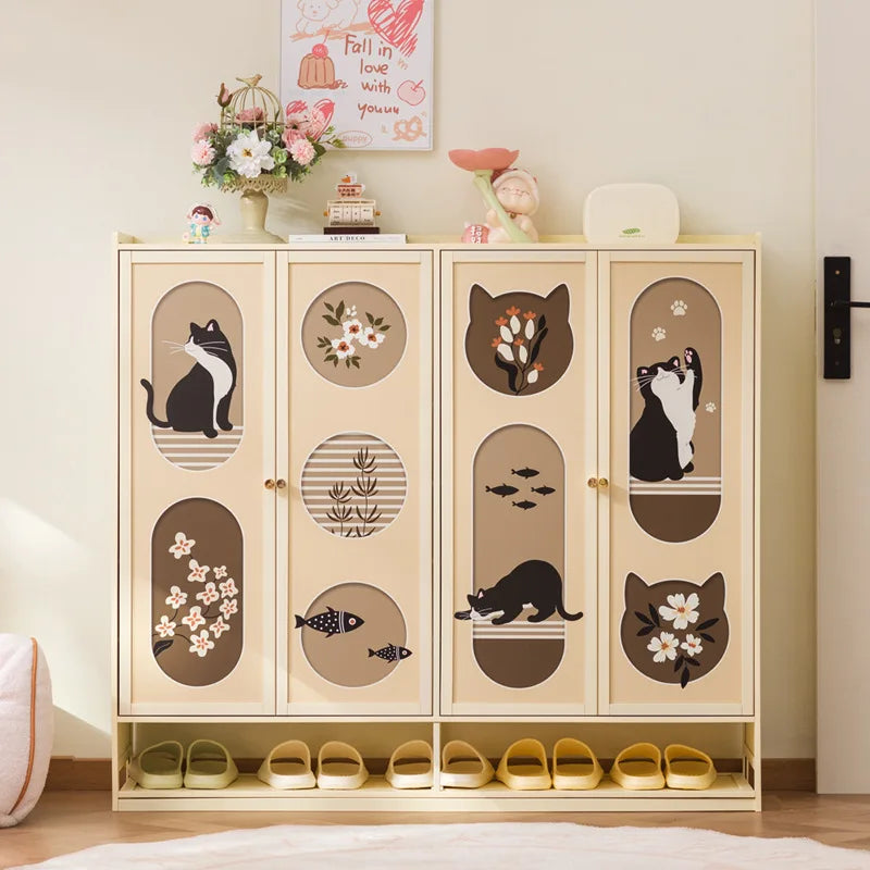 Shoe cabinet Home entrance Multi-layer entrance Large capacity storage Shoe rack Storage cabinet Oasis Select