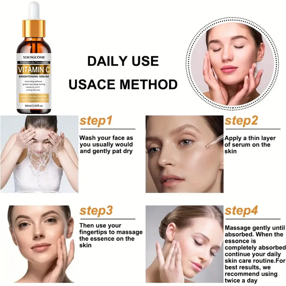 YOUNGCOME Vitamin C Face Serum – Brighten & Hydrate Skin Face Serum Oasis Select