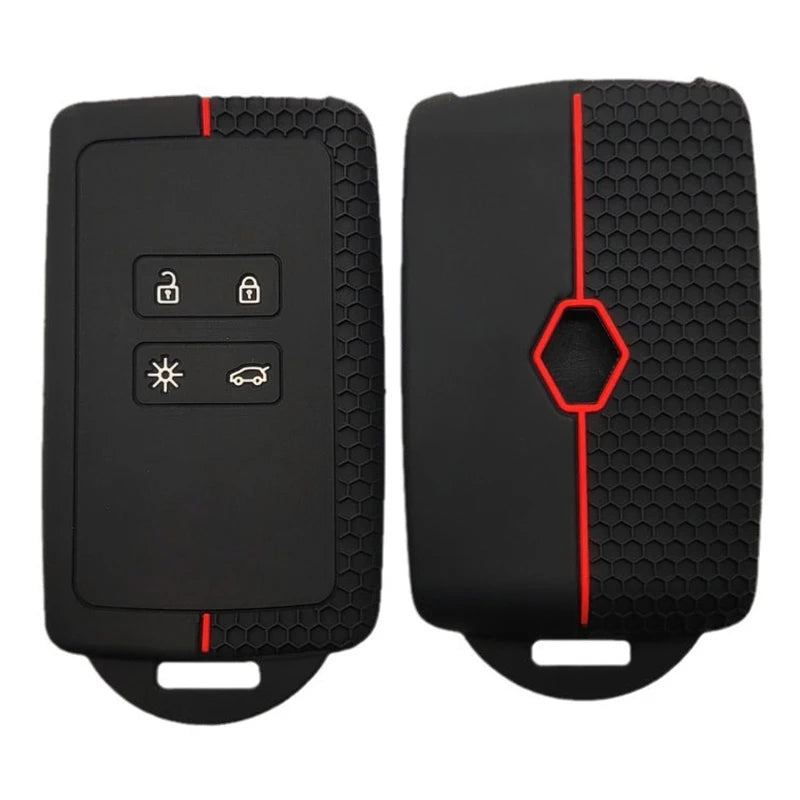 Smart Remote Control Cover, Silicone Car Key Case For Kadjar Koleos Captur Megane, Fits Dacia Duster Stepway Sandero perfectly Oasis Select