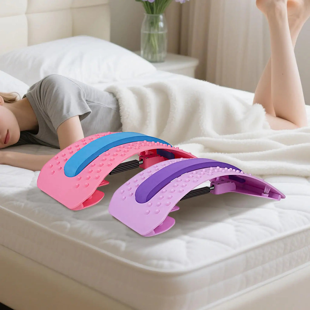 Lumbar Stretcher Waist Support Relieving Board Portable Post-workout Back Stretcher For Yoga Pilates Shoulder Neck Hip Calf Oasis Select