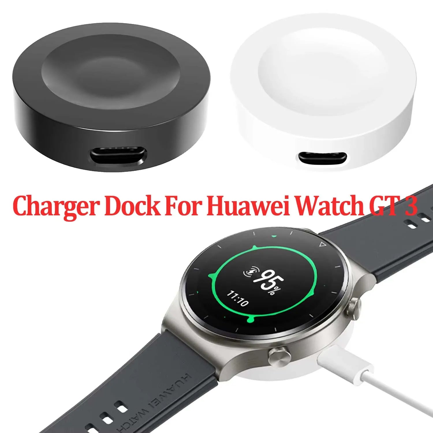 Magnetic Charger Dock for Huawei Watch GT 4/3/2 Pro & Runner Smartwatch Charger Dock Oasis Select