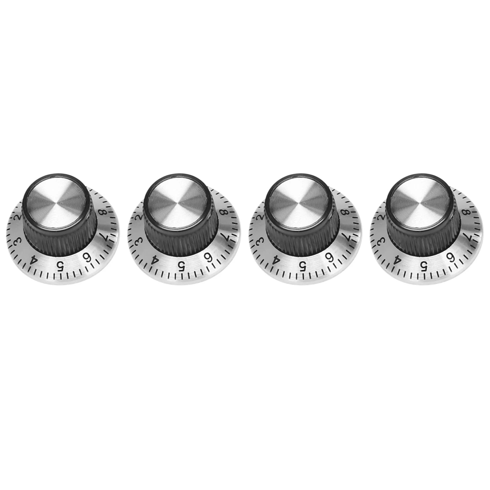 4 x potentiometer Pot metal knob with 0-9 turntable for 6mm shaft knob Oasis Select Default Title
