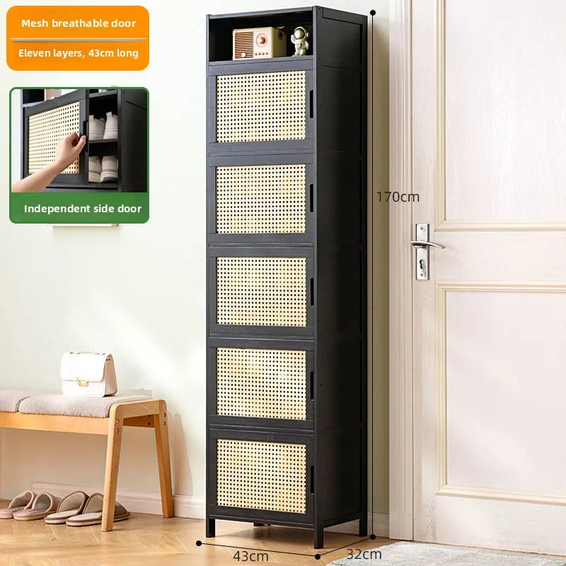 Shoe cabinet entrance household shoe rack simple storage artifact space saving multi-storey dormitory Oasis Select Eleventh floor 40 1