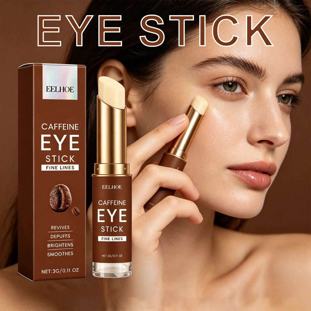 Caffeine Eye Cream Stick Brighten Fine Lines Dark Circles Firming Hydrating Hyaluronic Acid Portable Daily Eye Care Creams 3g Oasis Select