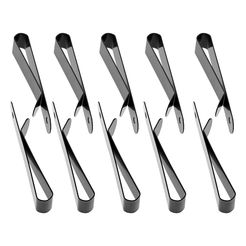 2/5/10pcs Black Iron Spring Buckle Sheath Clip Belt Clip for Making Clips,Wallets,Pouches ,Sleeves DIY Hardware Accessories Oasis Select