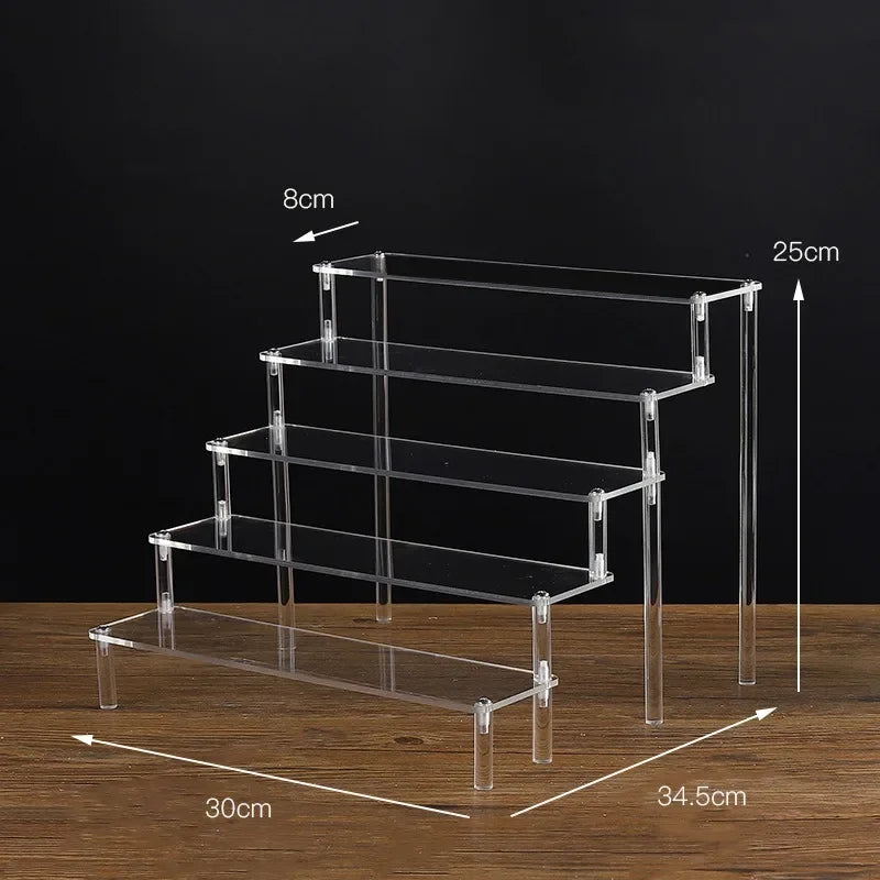 Acrylic Display Riser Rack – Perfume, Makeup & Cupcake Stand