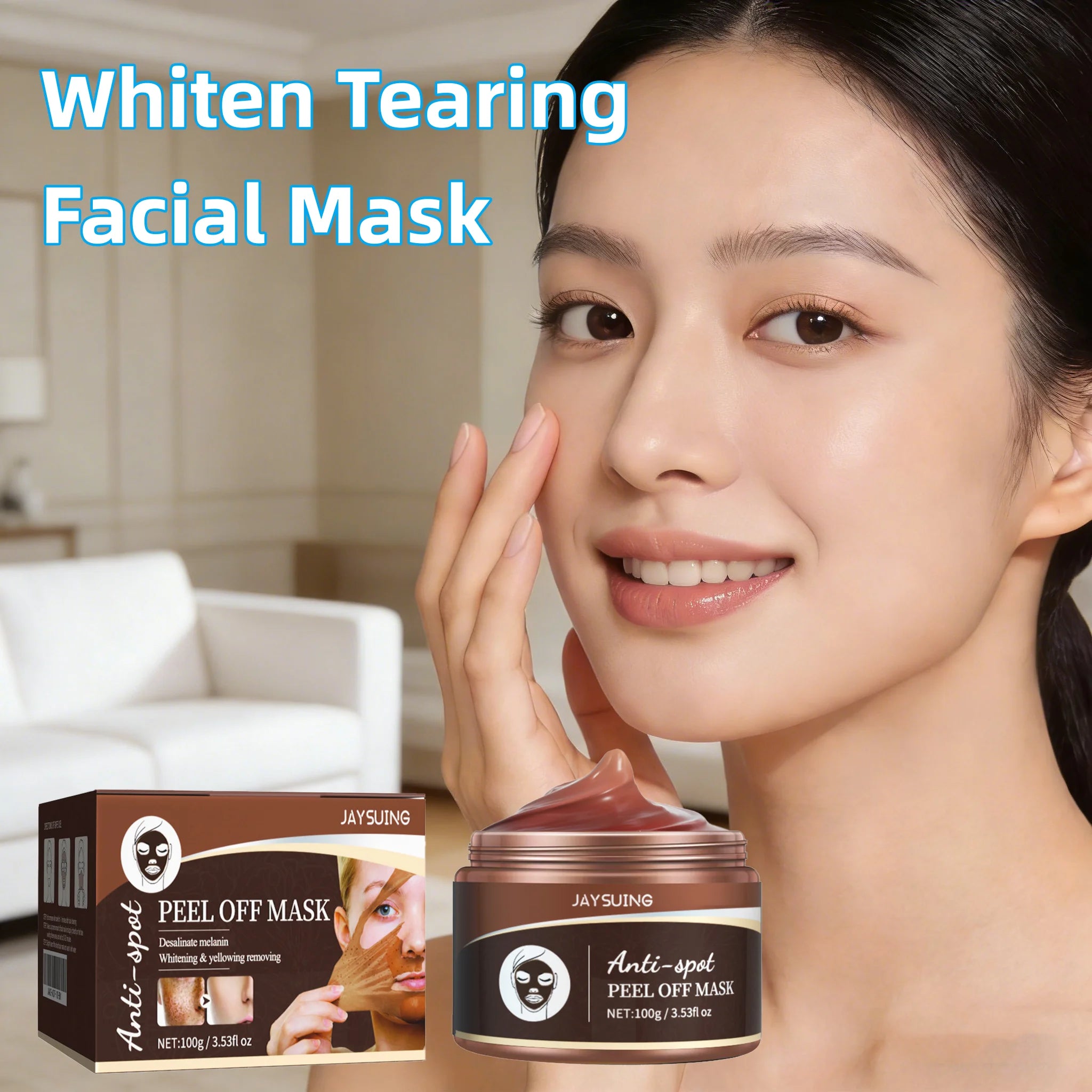 JAYSUING Facial Peel Mask Shrink Pores Deep Cleaning Exfoliate Oil Control Moisturizing Improve Roughness Firm Skin Wh-iten Mask Oasis Select