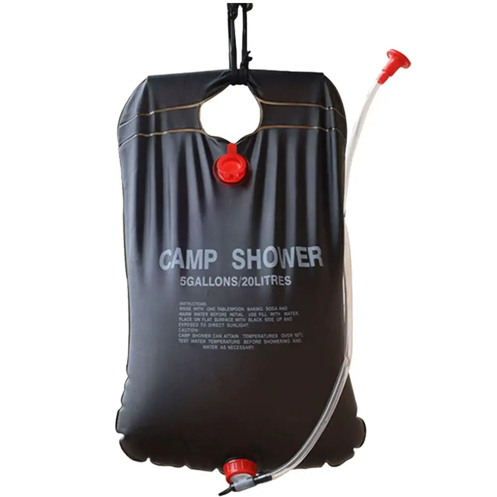 20L Solar Camping Shower Bag – Portable PVC & Shower Head