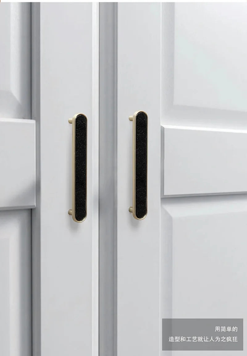 Handles Drawer Cabinet Furniture Kitchen Handles for Cabinet Knob Door Drawer Furniture Kitchen Knob Brass Polychrome Shell Oasis Select