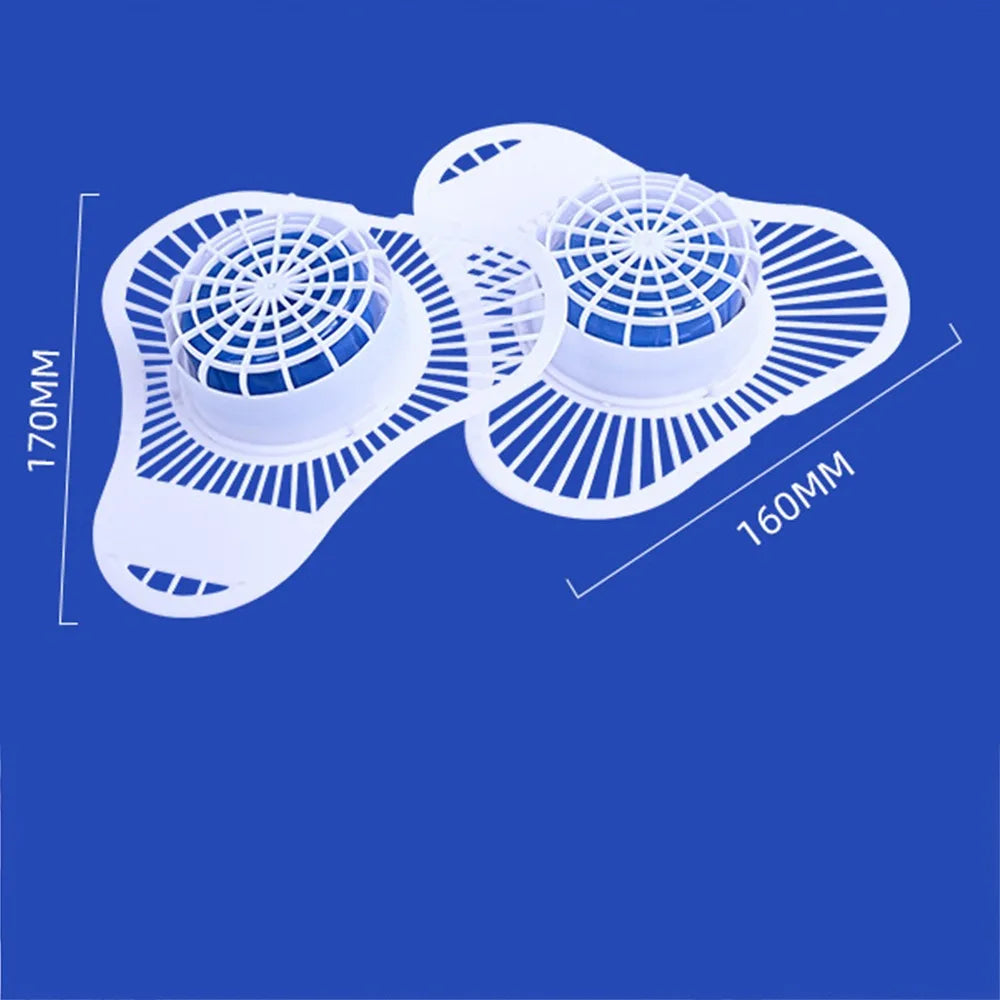 Anti Splash Design Urinal Deodorant Mat Soft Easy to Use Anti Splash Urinal Mats Odor Freshener Mat Pad Oasis Select