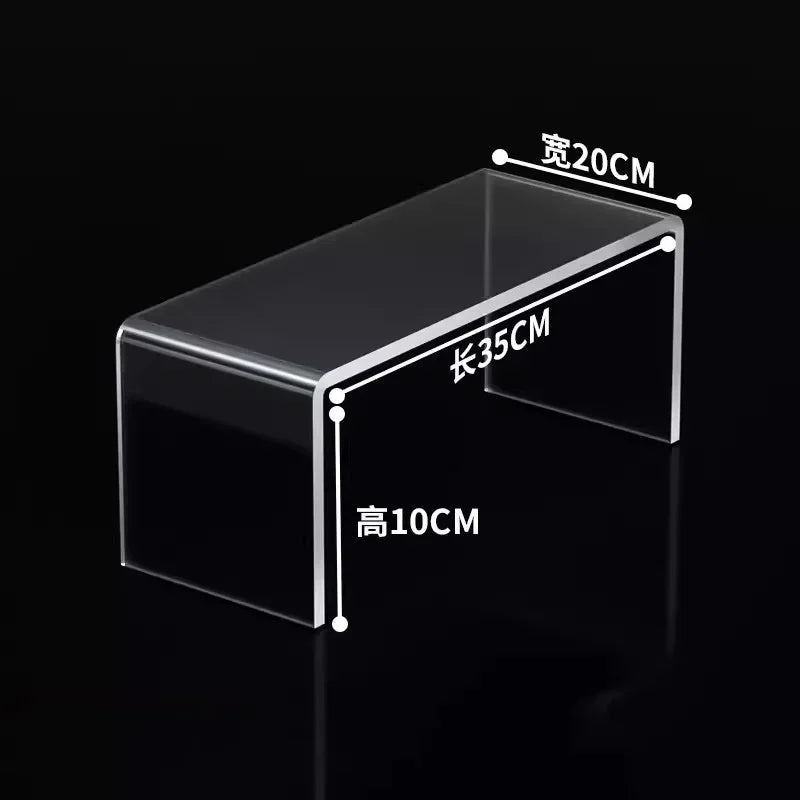 Acrylic U-Shape Desktop Storage Rack | Cosmetics & Shelf Organizer