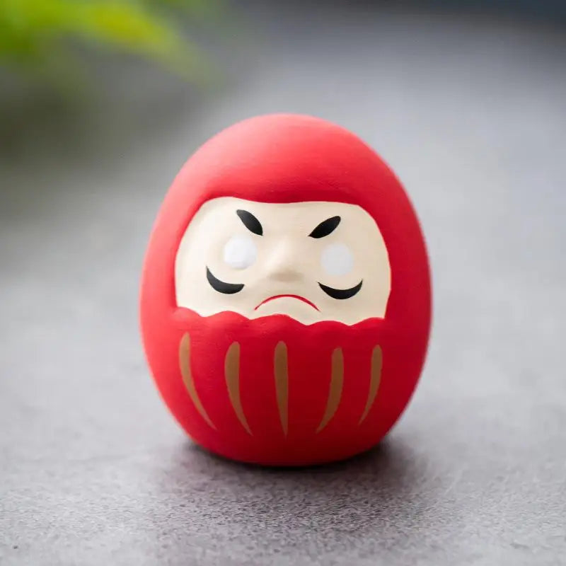 Japanese Ceramic Daruma Statue Daruma Tumbler Crafts Lucky Fortune Ornament Landscape Daruma Doll Fengshui Home Decor Gift Oasis Select A3