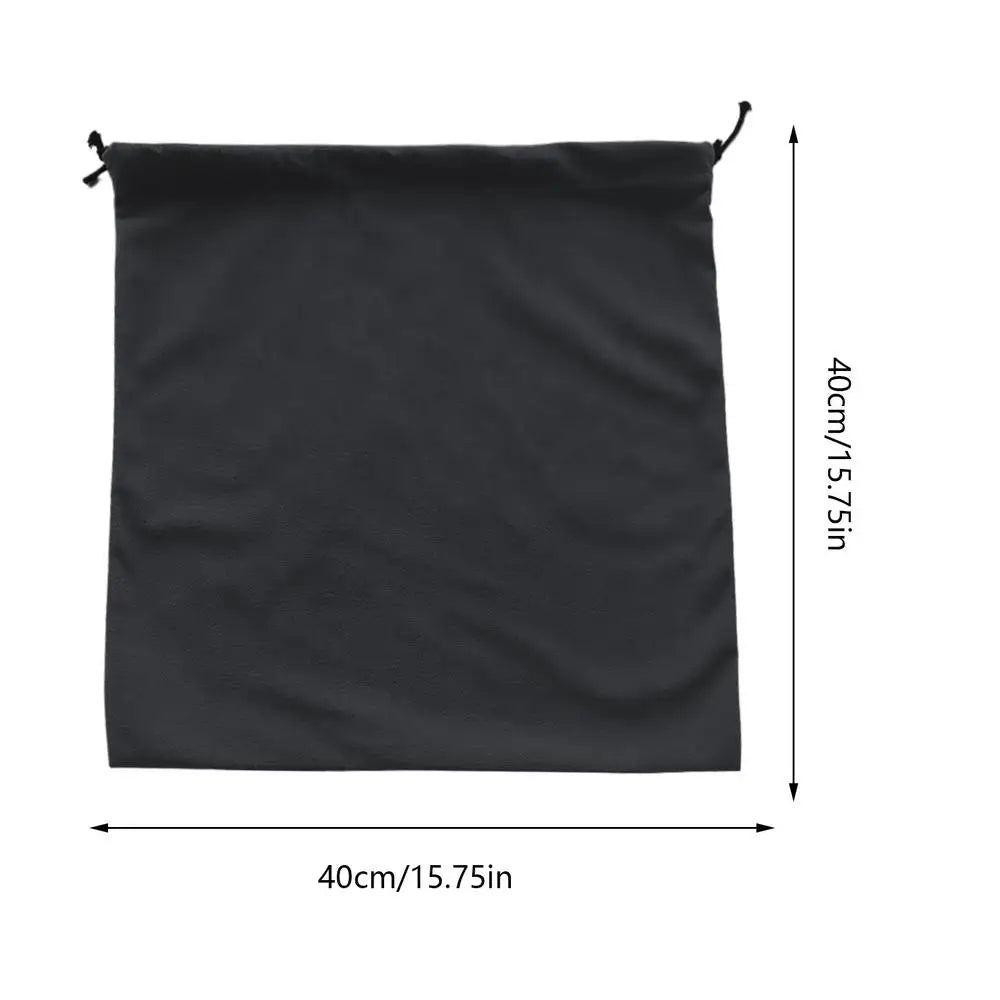 Drawstring Storage Bag Dust Bags Handbags Drawstring Purse Dust Bags Multifunctional Storage Pouch Large Handbags Cover Organize Oasis Select Black