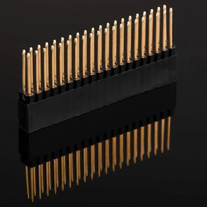 2 x 20(40 Pin) Stacking Header for A+/B+/Pi 2/Pi 3 Extra Tall Header (Pack of 4) Oasis Select
