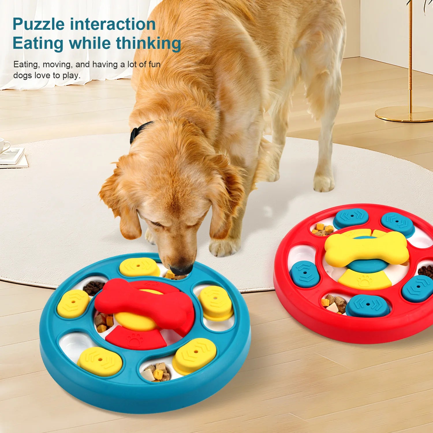New Pet Toy Rotating Feeding Toy, Slow Food Bowl, Dog Turntable, Chewy Training, and Educational Dog Toy Oasis Select